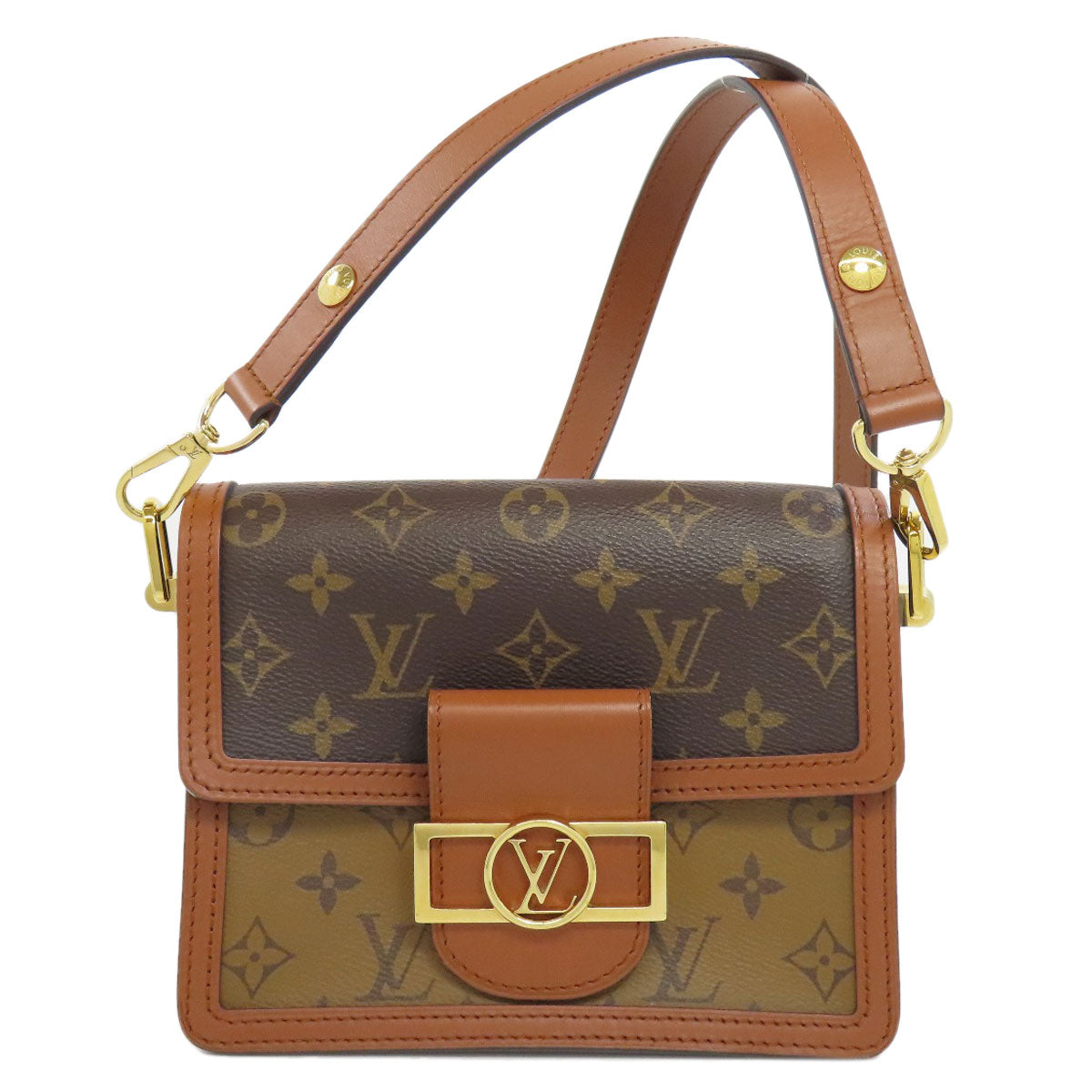 LOUIS VUITTON ルイヴィトン M45959 ドーフィーヌMINI ショルダーバッグ モノグラムリバース レディース 中古