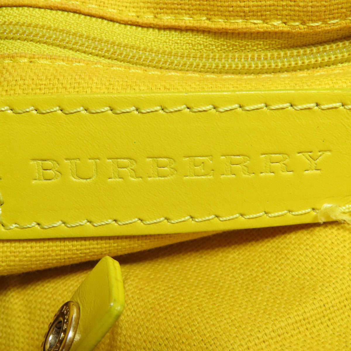 BURBERRY バーバリー ノバチェック トートバッグ PVC レディース 中古
