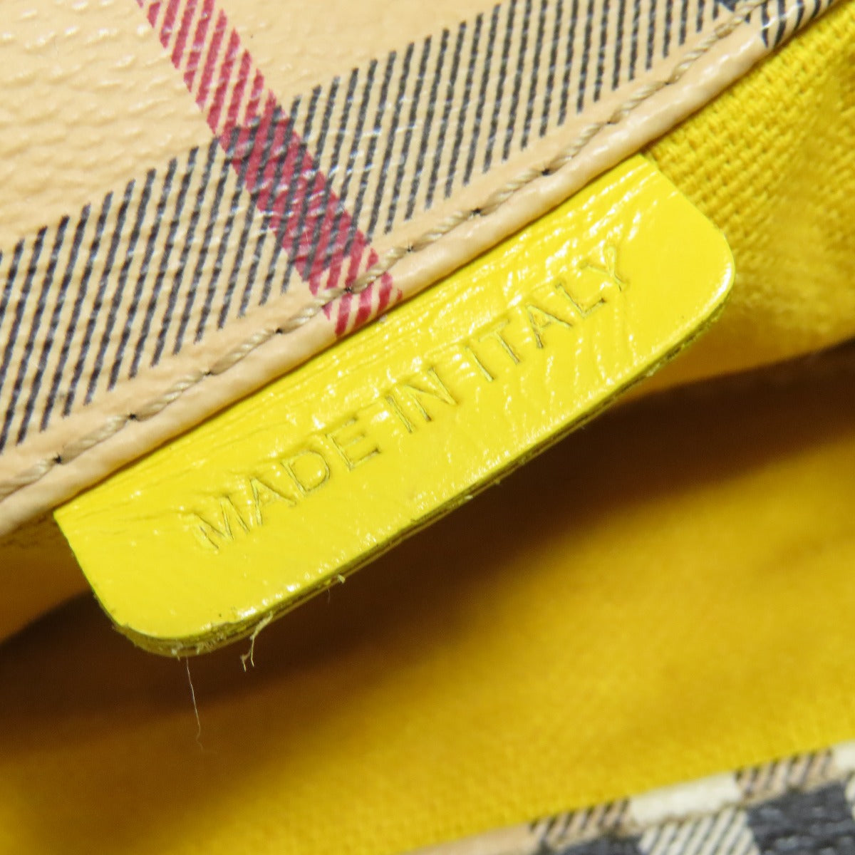 BURBERRY バーバリー ノバチェック トートバッグ PVC レディース 中古