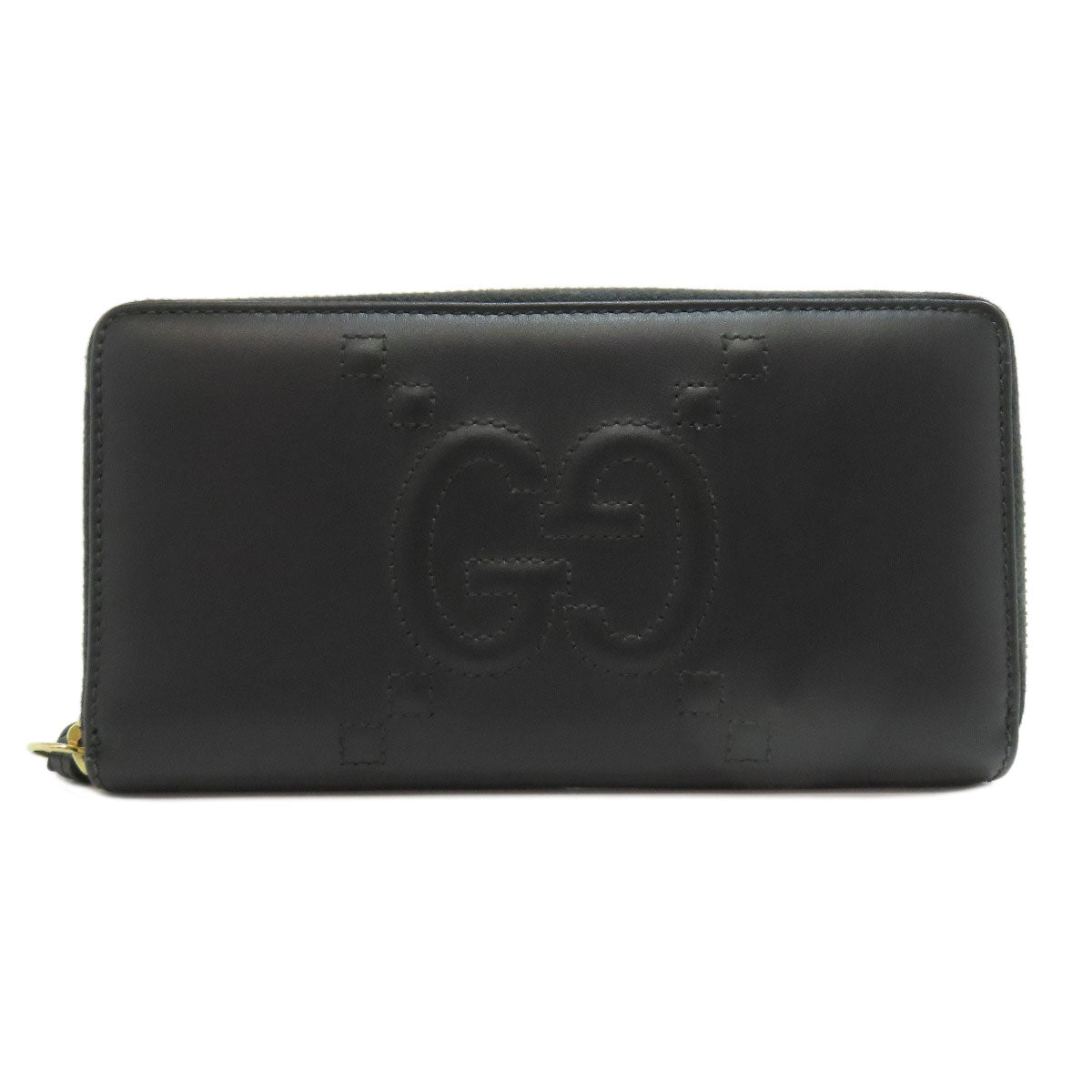 GUCCI グッチ 453393 ジャンボGG 長財布（小銭入れあり） レザー レディース 中古