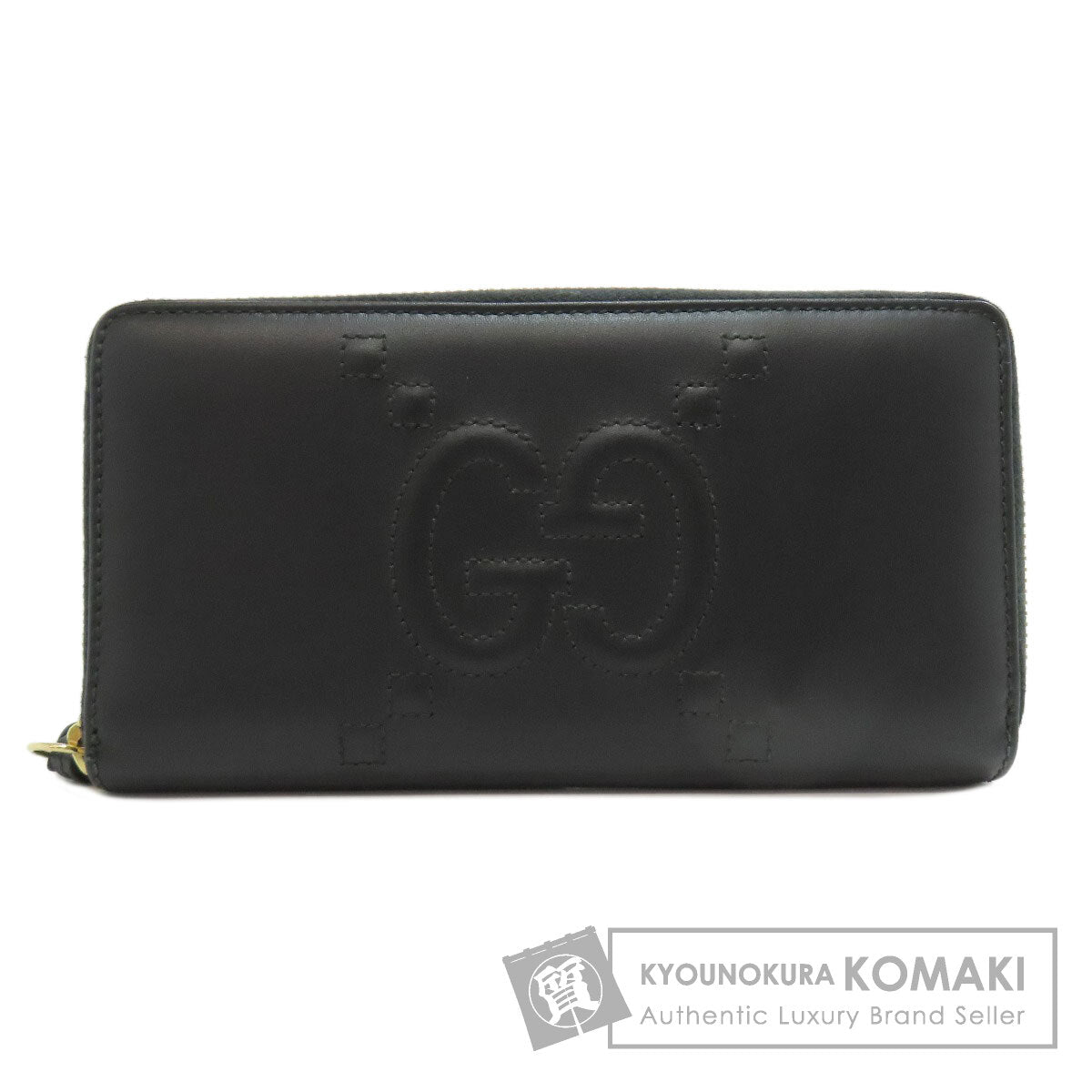 GUCCI グッチ 453393 ジャンボGG 長財布（小銭入れあり） レザー レディース 中古