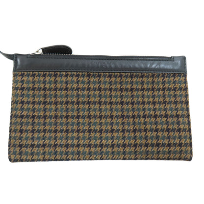 BALENCIAGA バレンシアガ 339933 ネイビーカバス ハンドバッグ ウール レディース 中古