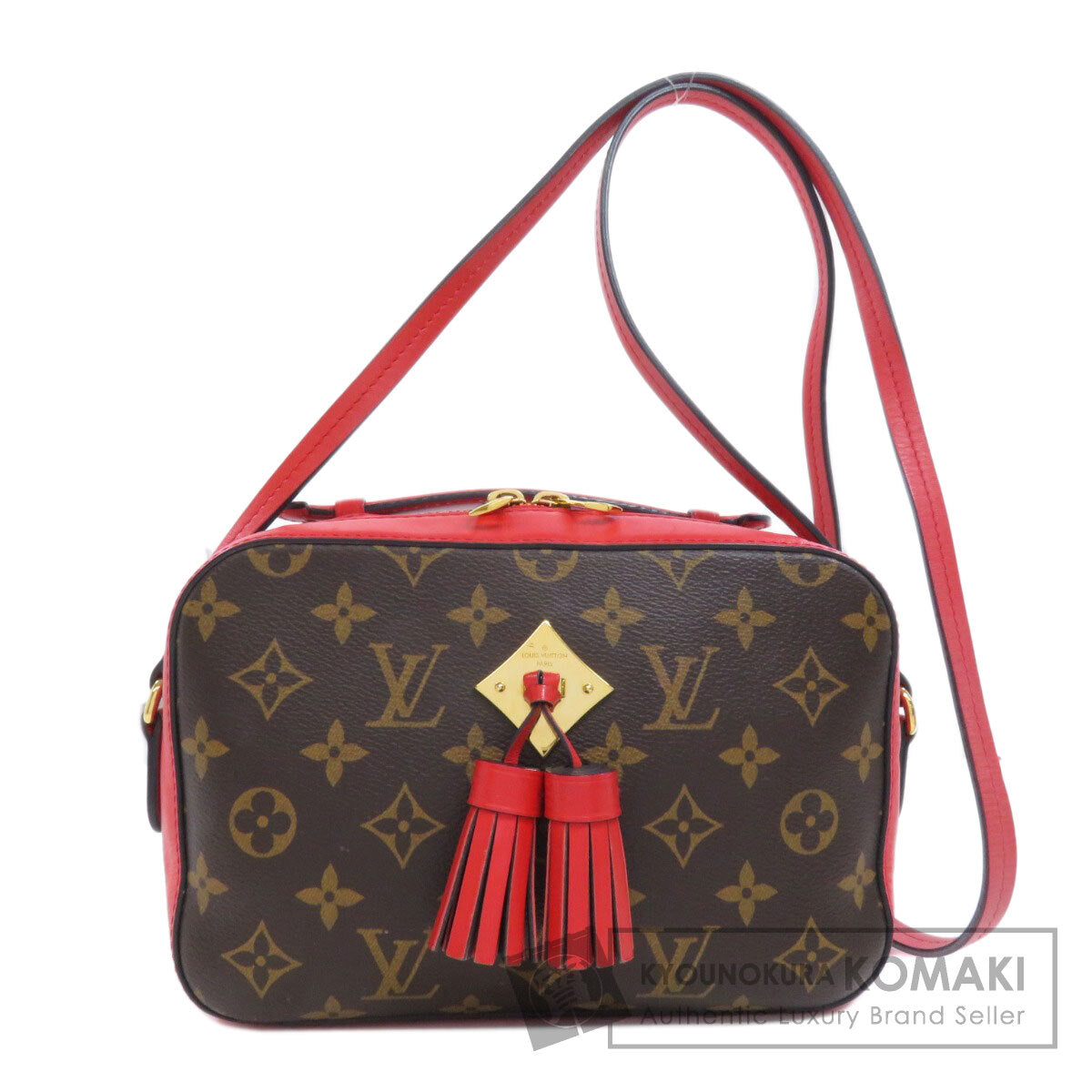 LOUIS VUITTON ルイヴィトン M43556 サントンジュ ショルダーバッグ モノグラムキャンバス レディース 中古
