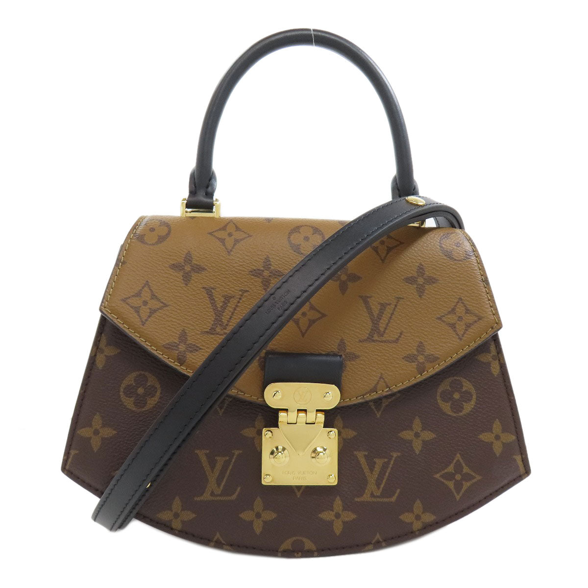 LOUIS VUITTON ルイヴィトン M46548 ティルシット ハンドバッグ モノグラムリバース レディース 中古