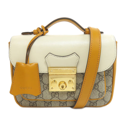GUCCI グッチ 658487 GGスプリーム 2WAY ハンドバッグ PVC レディース 中古