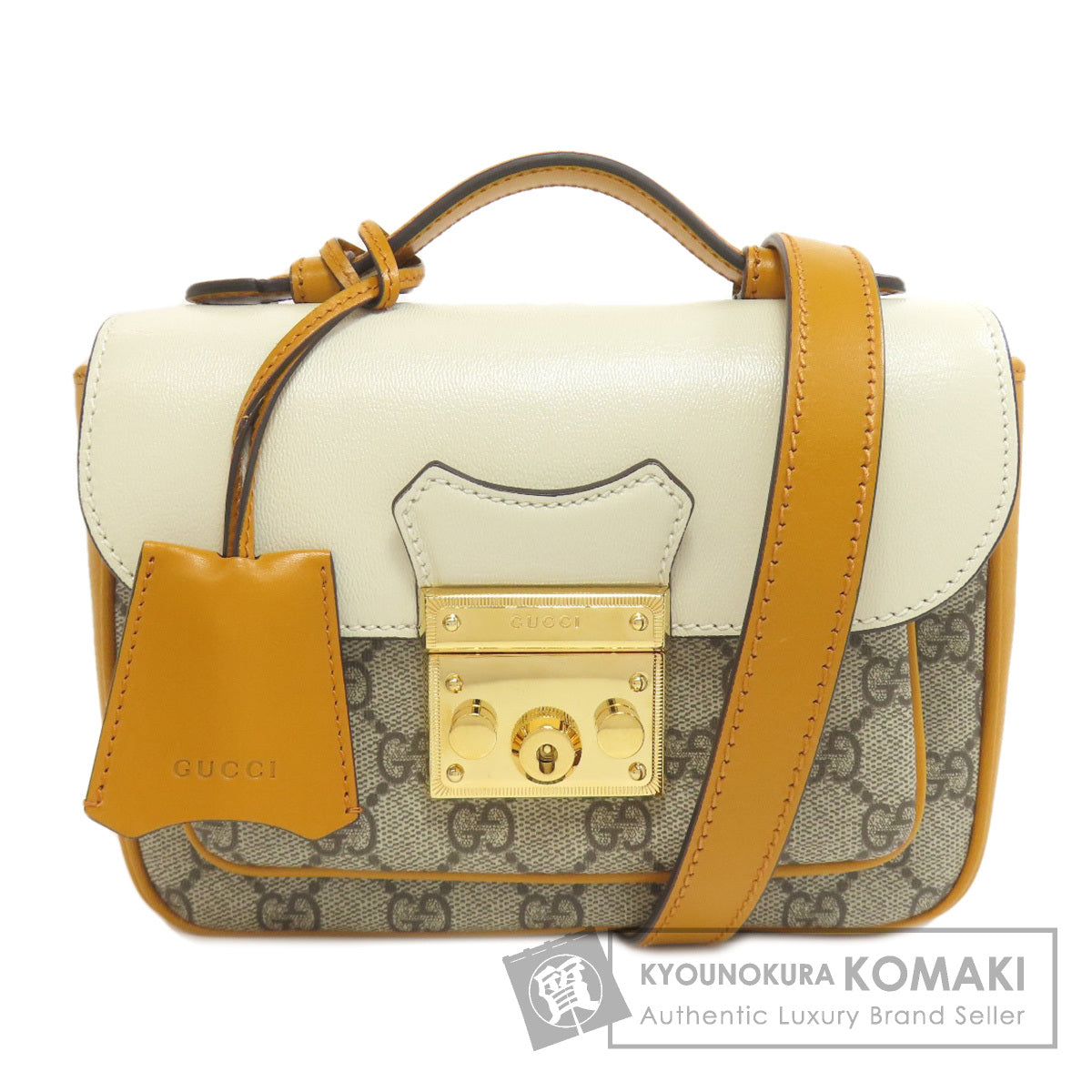 GUCCI グッチ 658487 GGスプリーム 2WAY ハンドバッグ PVC レディース 中古
