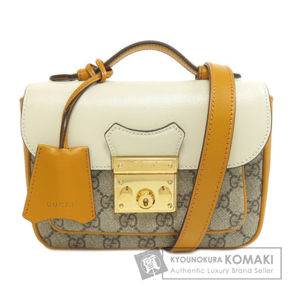 GUCCI グッチ 658487 GGスプリーム 2WAY ハンドバッグ PVC レディース 中古
