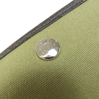 HERMES エルメス ガーデンパーティPM シルバー金具 トートバッグ トワルオフィシェ レディース 中古
