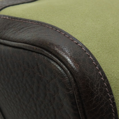HERMES エルメス ガーデンパーティPM シルバー金具 トートバッグ トワルオフィシェ レディース 中古