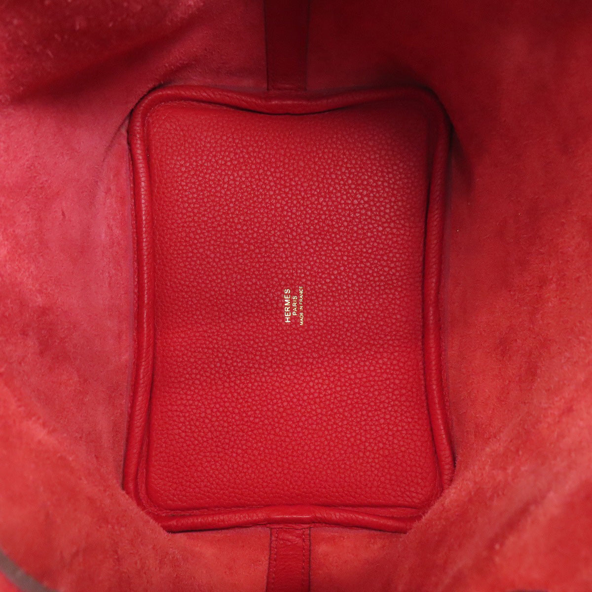 HERMES エルメス ピコタンロックPM ヴァーミリオン ゴールド金具 ハンドバッグ トリヨン レディース 中古