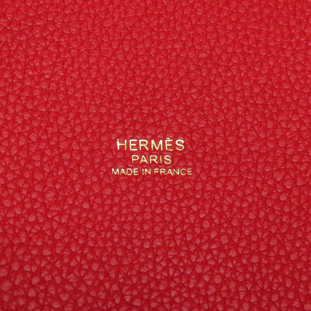 HERMES エルメス ピコタンロックPM ヴァーミリオン ゴールド金具 ハンドバッグ トリヨン レディース 中古
