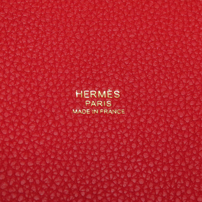 HERMES エルメス ピコタンロックPM ヴァーミリオン ゴールド金具 ハンドバッグ トリヨン レディース 中古