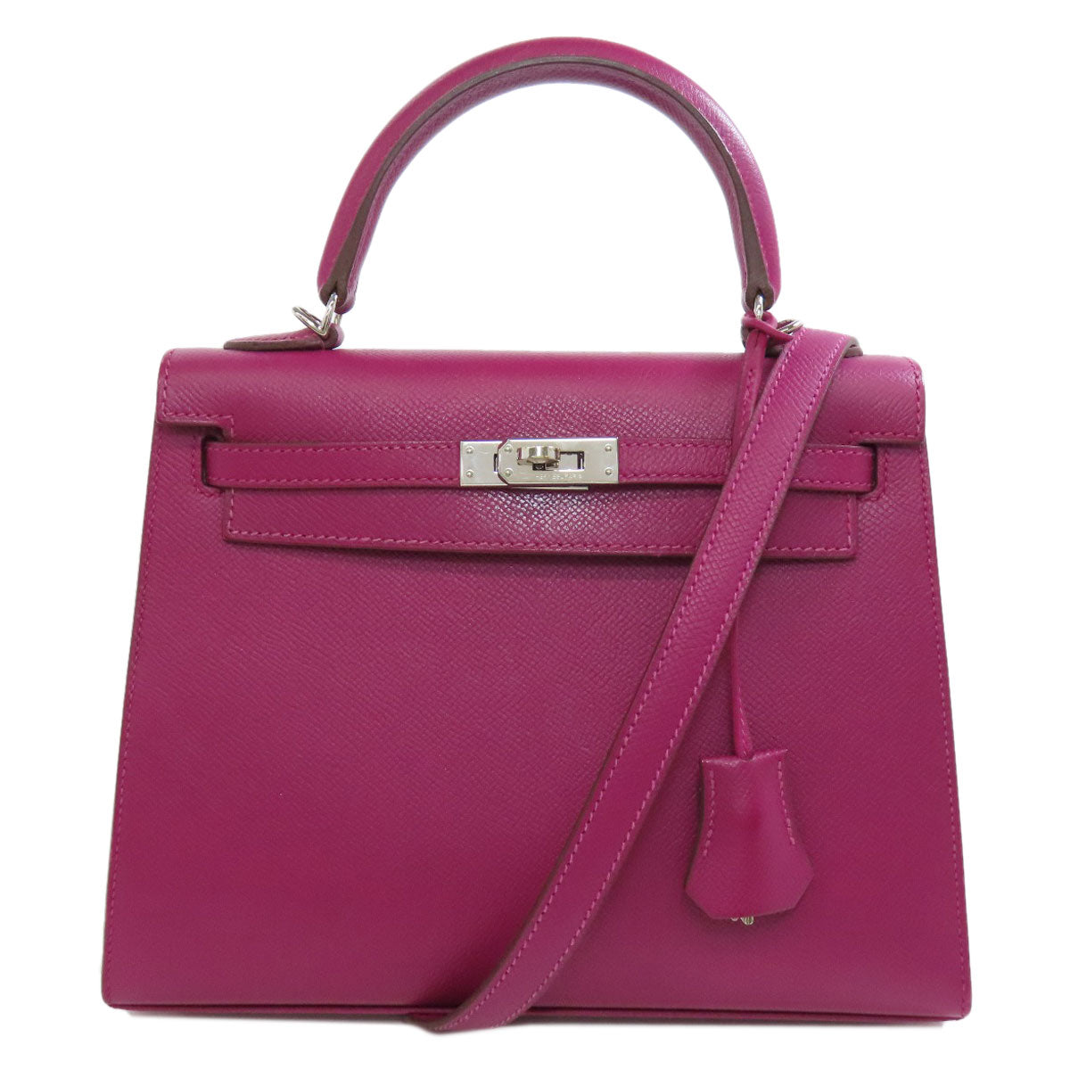 HERMES エルメス ケリー25 シルバー金具 ハンドバッグ エプソン レディース 中古