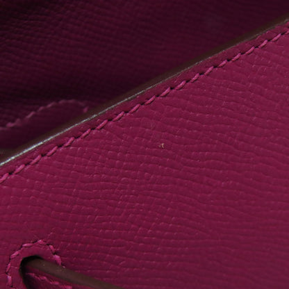 HERMES エルメス ケリー25 シルバー金具 ハンドバッグ エプソン レディース 中古