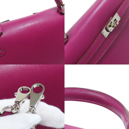 HERMES エルメス ケリー25 シルバー金具 ハンドバッグ エプソン レディース 中古