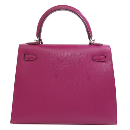 HERMES エルメス ケリー25 シルバー金具 ハンドバッグ エプソン レディース 中古