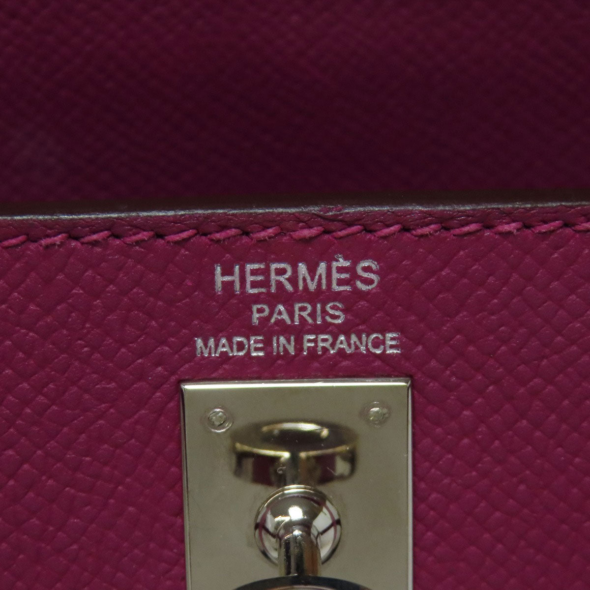 HERMES エルメス ケリー25 シルバー金具 ハンドバッグ エプソン レディース 中古