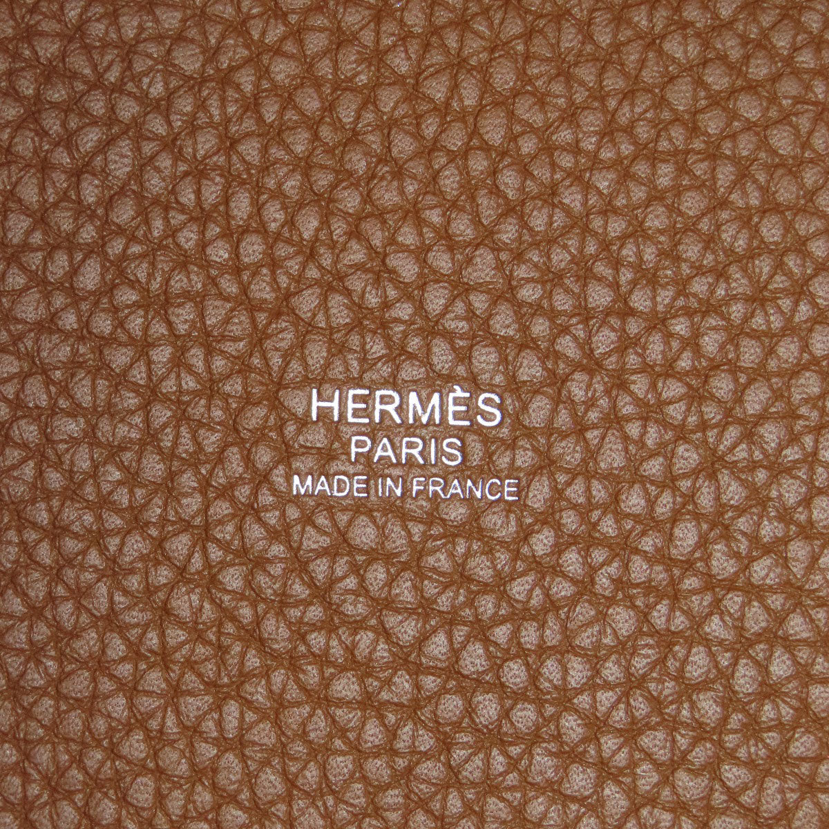 HERMES エルメス ピコタンロックMM ゴールド シルバー金具 ハンドバッグ トリヨン レディース 中古