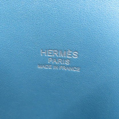 HERMES エルメス ボリード31 ブルージーン シルバー金具 ハンドバッグ トリヨン レディース 中古