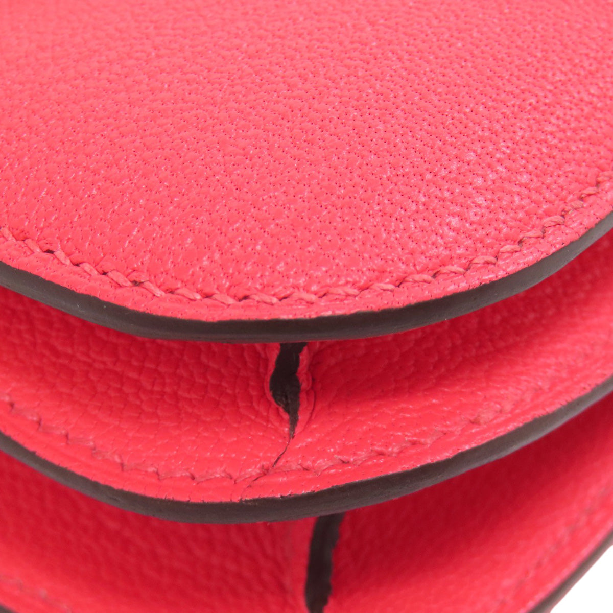 HERMES エルメス コンスタンス18 シルバー金具 ショルダーバッグ シェーブル レディース 中古