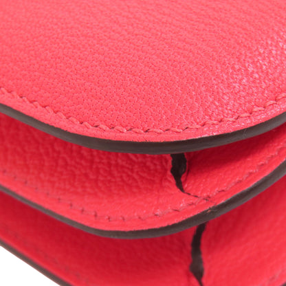 HERMES エルメス コンスタンス18 シルバー金具 ショルダーバッグ シェーブル レディース 中古