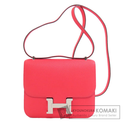 HERMES エルメス コンスタンス18 シルバー金具 ショルダーバッグ シェーブル レディース 中古