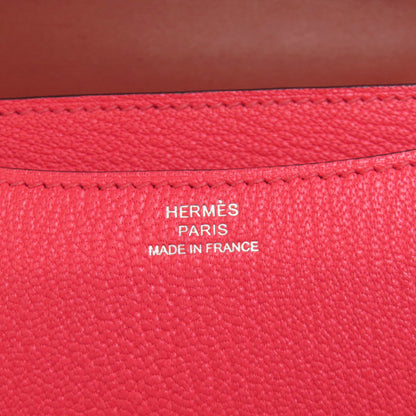 HERMES エルメス コンスタンス18 シルバー金具 ショルダーバッグ シェーブル レディース 中古