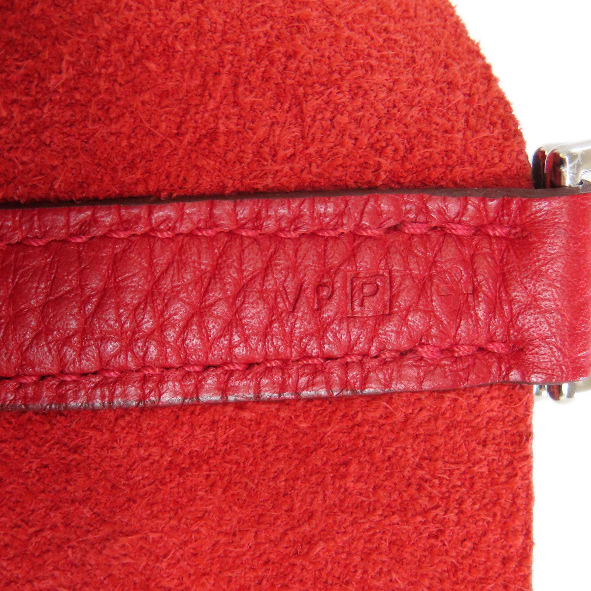 HERMES エルメス ピコタンロックMM ルージュカザック シルバー金具 ハンドバッグ トリヨン レディース 中古