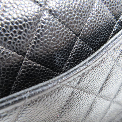 CHANEL シャネル チェーンショルダー ゴールド金具 ショルダーバッグ グレインド カーフスキン レディース 中古