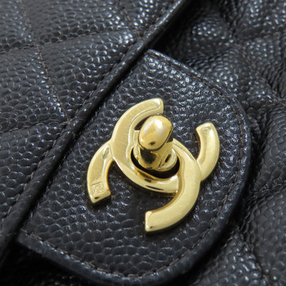 CHANEL シャネル チェーンショルダー ゴールド金具 ショルダーバッグ グレインド カーフスキン レディース 中古