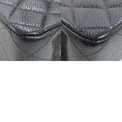 CHANEL シャネル チェーンショルダー ゴールド金具 ショルダーバッグ グレインド カーフスキン レディース 中古