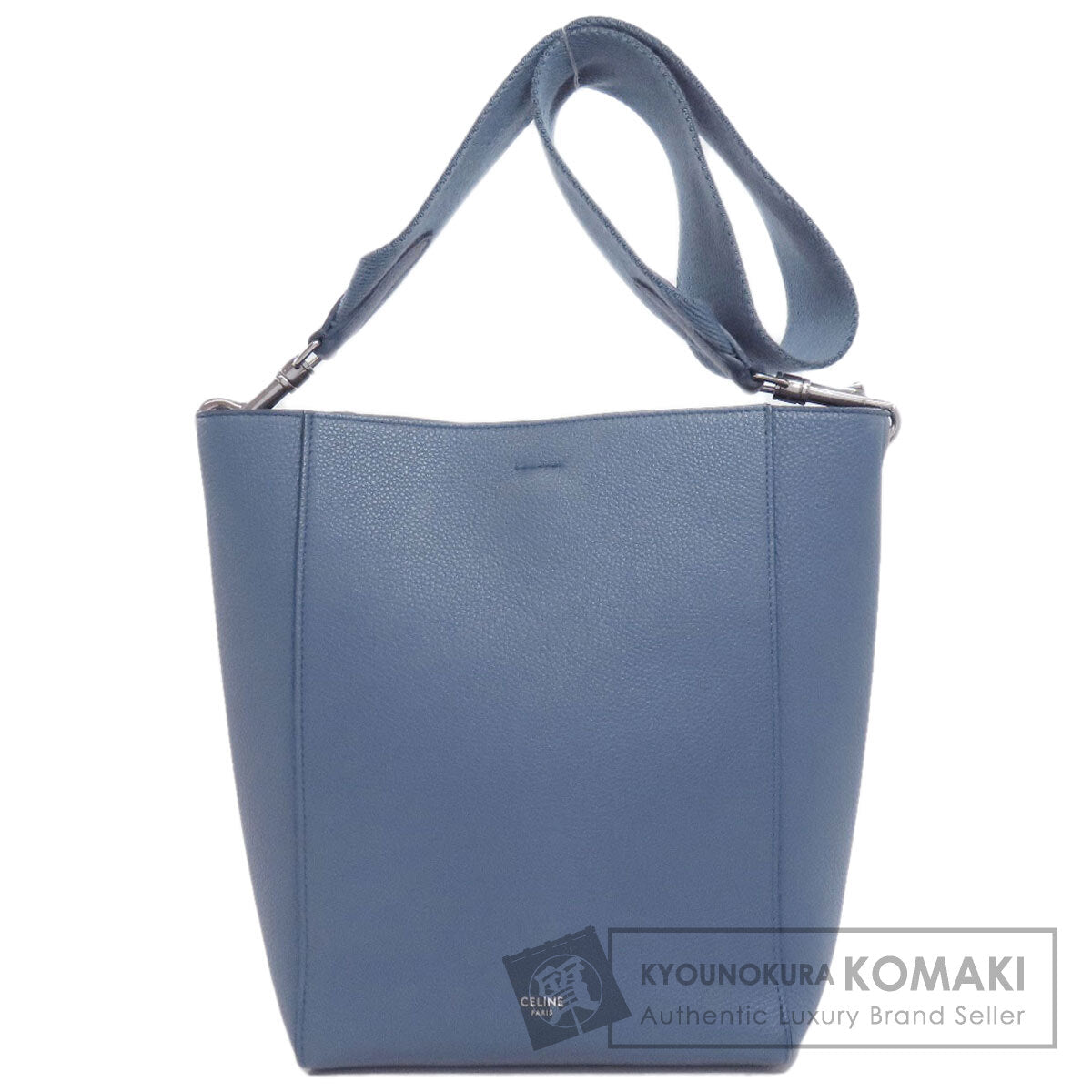 CELINE セリーヌ サングルバケット スモール ショルダーバッグ カーフ レディース 中古