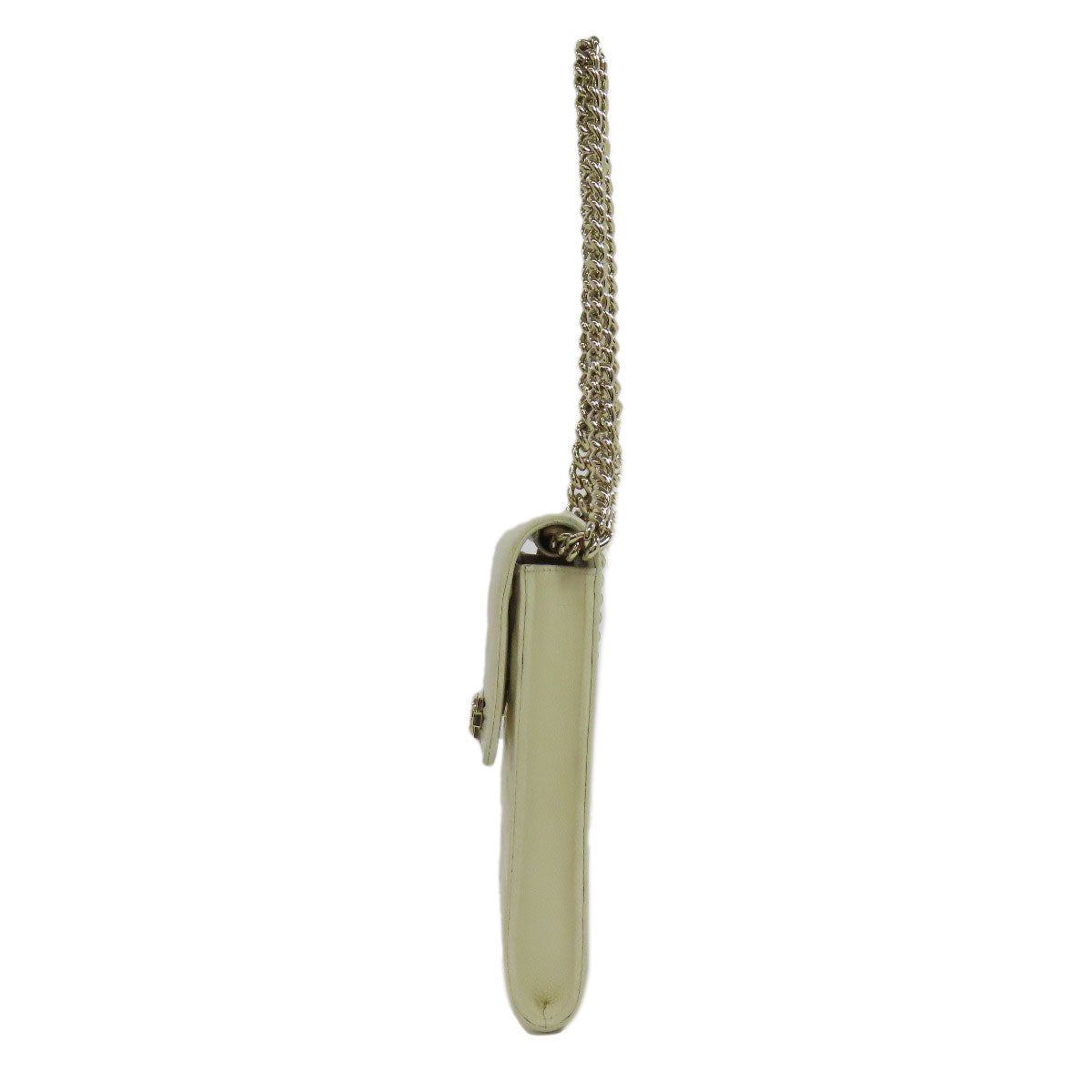 CHANEL シャネル ボーイシャネル ゴールド金具 スマートフォンケース グレインド カーフスキン レディース 中古