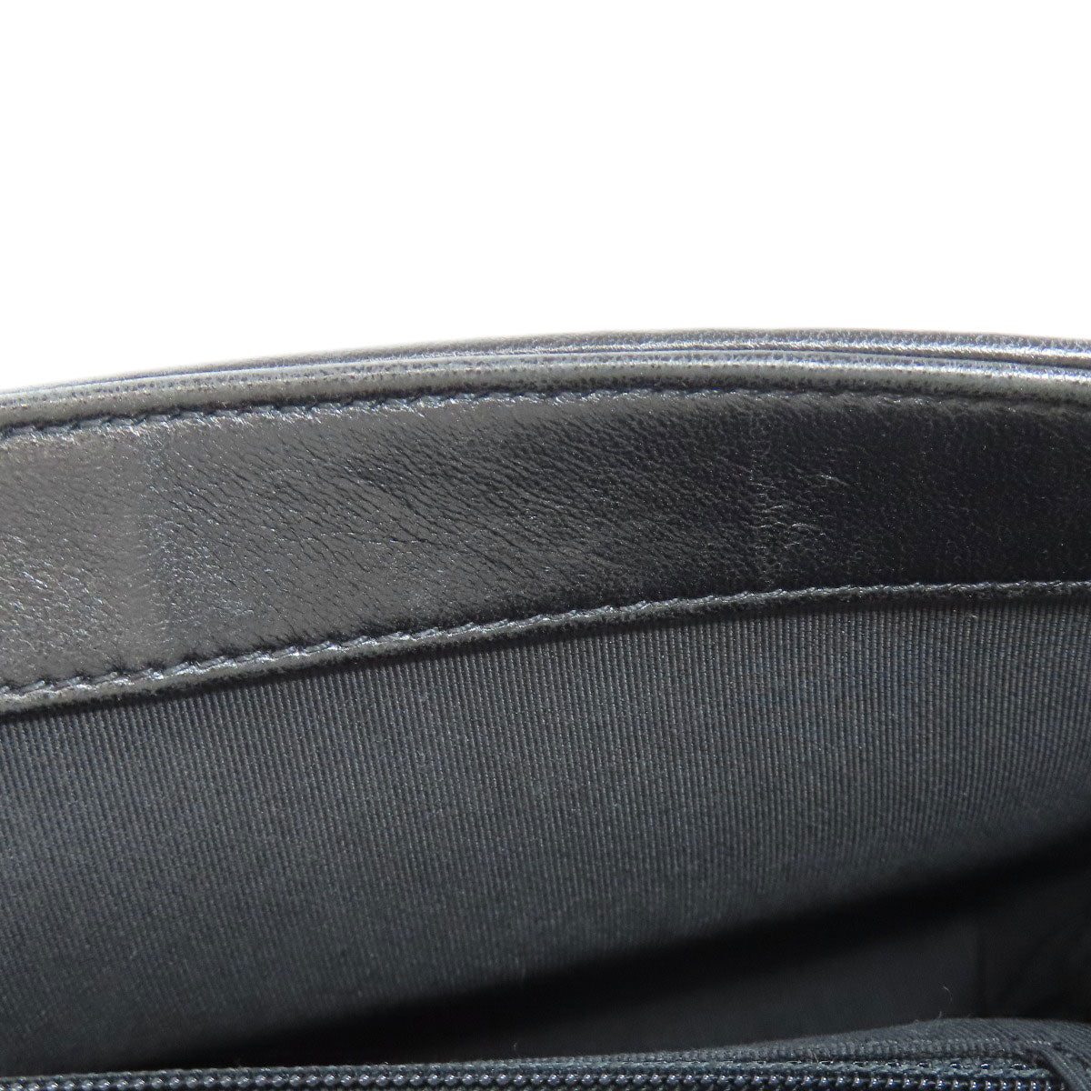 CHANEL シャネル Vステッチ ゴールド金具 2WAY ショルダーバッグ ラムスキン レディース 中古