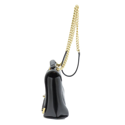 CHANEL シャネル Vステッチ ゴールド金具 2WAY ショルダーバッグ ラムスキン レディース 中古