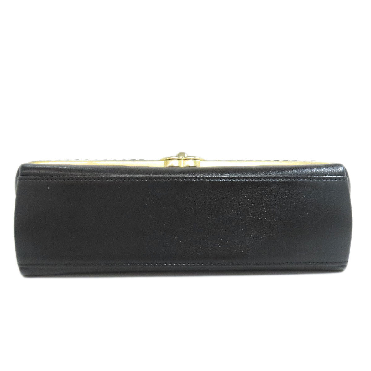 CHANEL シャネル Vステッチ ゴールド金具 2WAY ショルダーバッグ ラムスキン レディース 中古