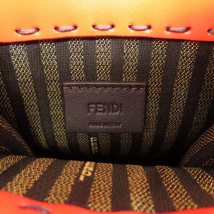FENDI フェンディ サンシャインショッパー ミニ 2WAY ハンドバッグ レザー レディース 中古