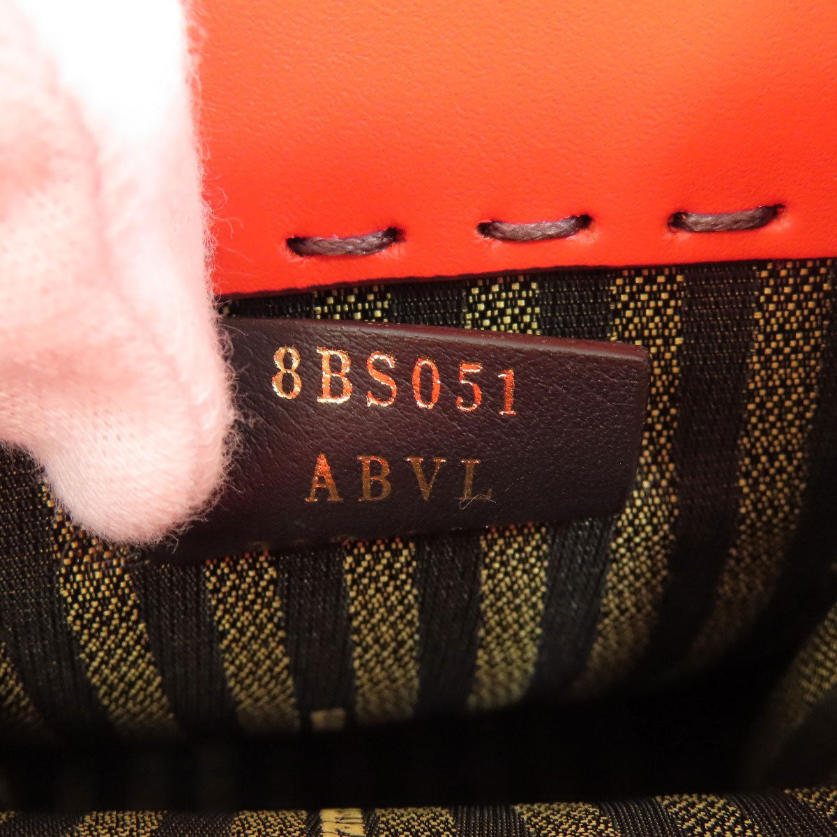 FENDI フェンディ サンシャインショッパー ミニ 2WAY ハンドバッグ レザー レディース 中古