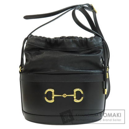 GUCCI グッチ 602118 ホースビット バケットバッグ ロングショルダー ショルダーバッグ レザー レディース 中古