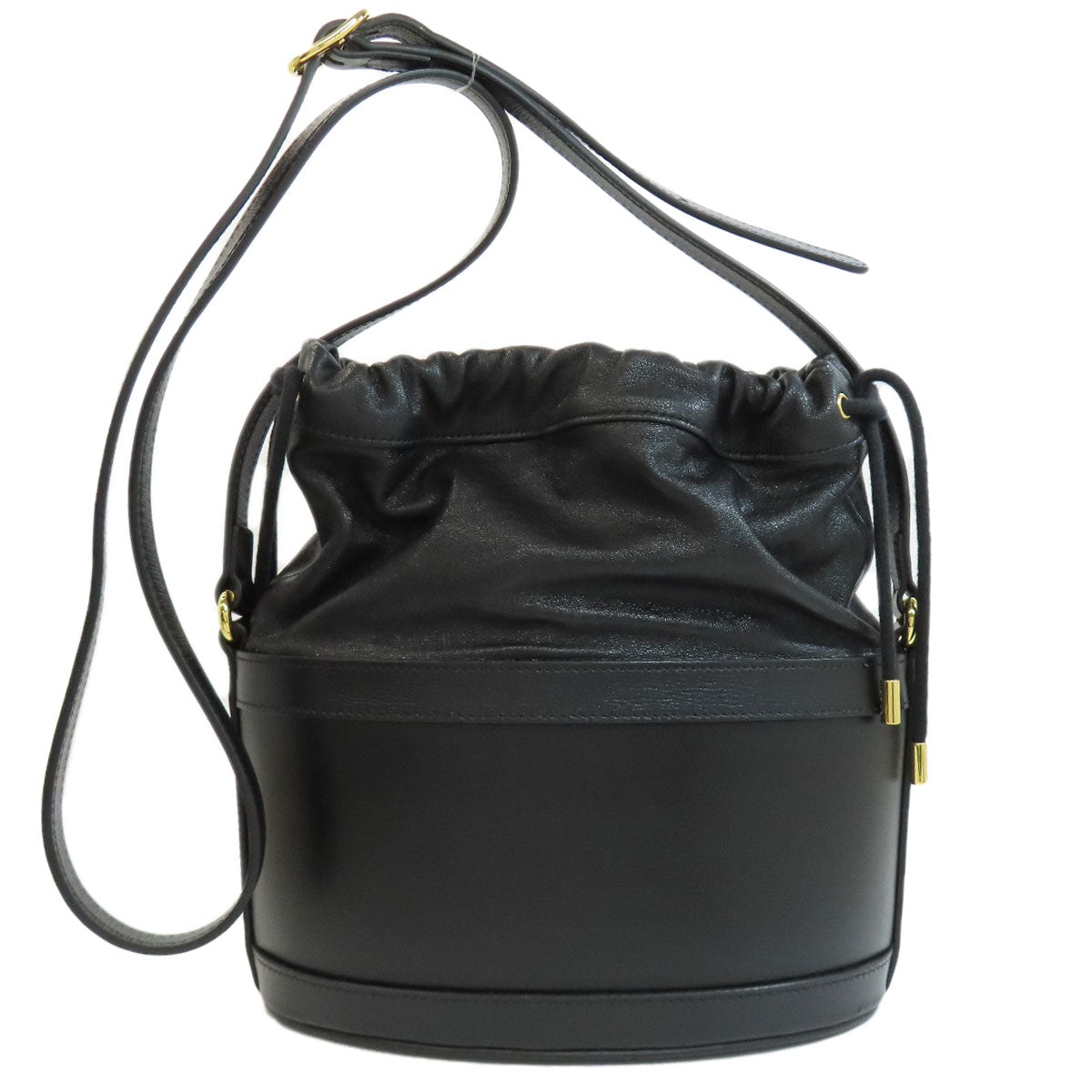 GUCCI グッチ 602118 ホースビット バケットバッグ ロングショルダー ショルダーバッグ レザー レディース 中古