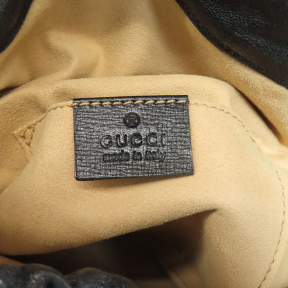 GUCCI グッチ 602118 ホースビット バケットバッグ ロングショルダー ショルダーバッグ レザー レディース 中古