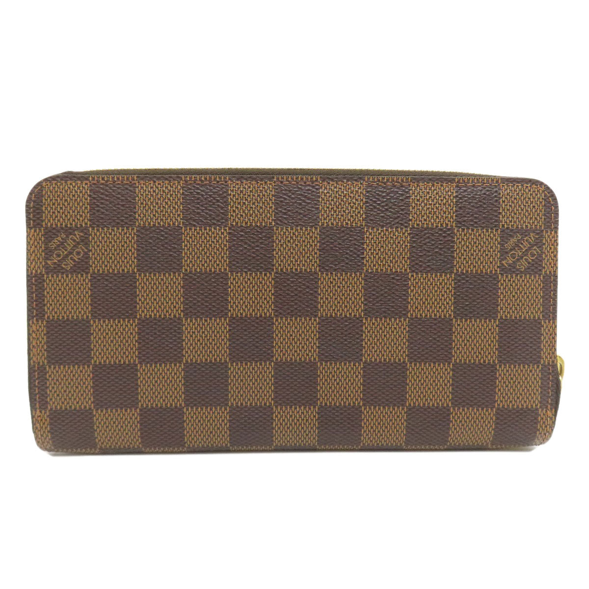 LOUIS VUITTON ルイヴィトン N60015 ジッピー・ウォレット 旧 長財布（小銭入れあり） ダミエキャンバス レディース 中古