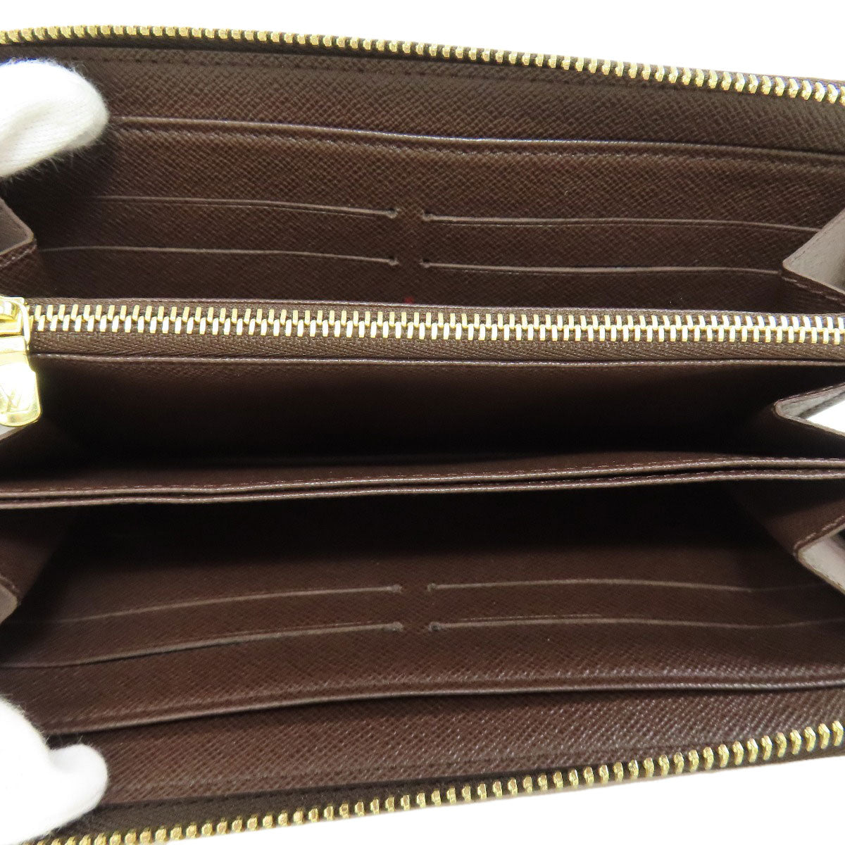 LOUIS VUITTON ルイヴィトン N60015 ジッピー・ウォレット 旧 長財布（小銭入れあり） ダミエキャンバス レディース 中古