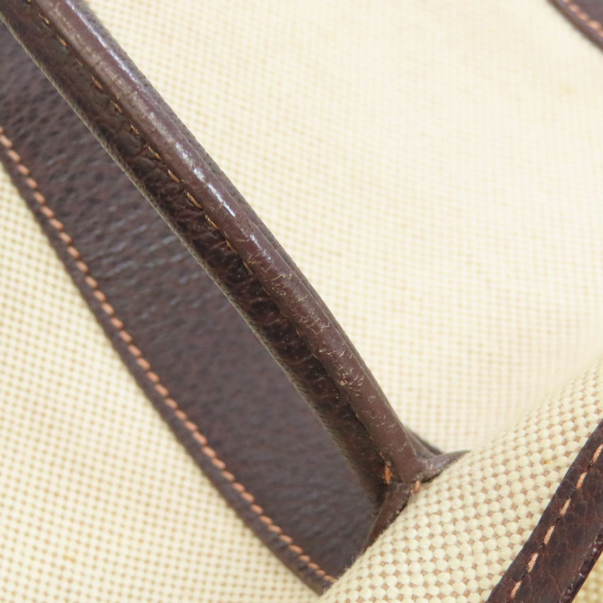 HERMES エルメス ガーデンファイル シルバー金具 ハンドバッグ トワルアッシュ レディース 中古