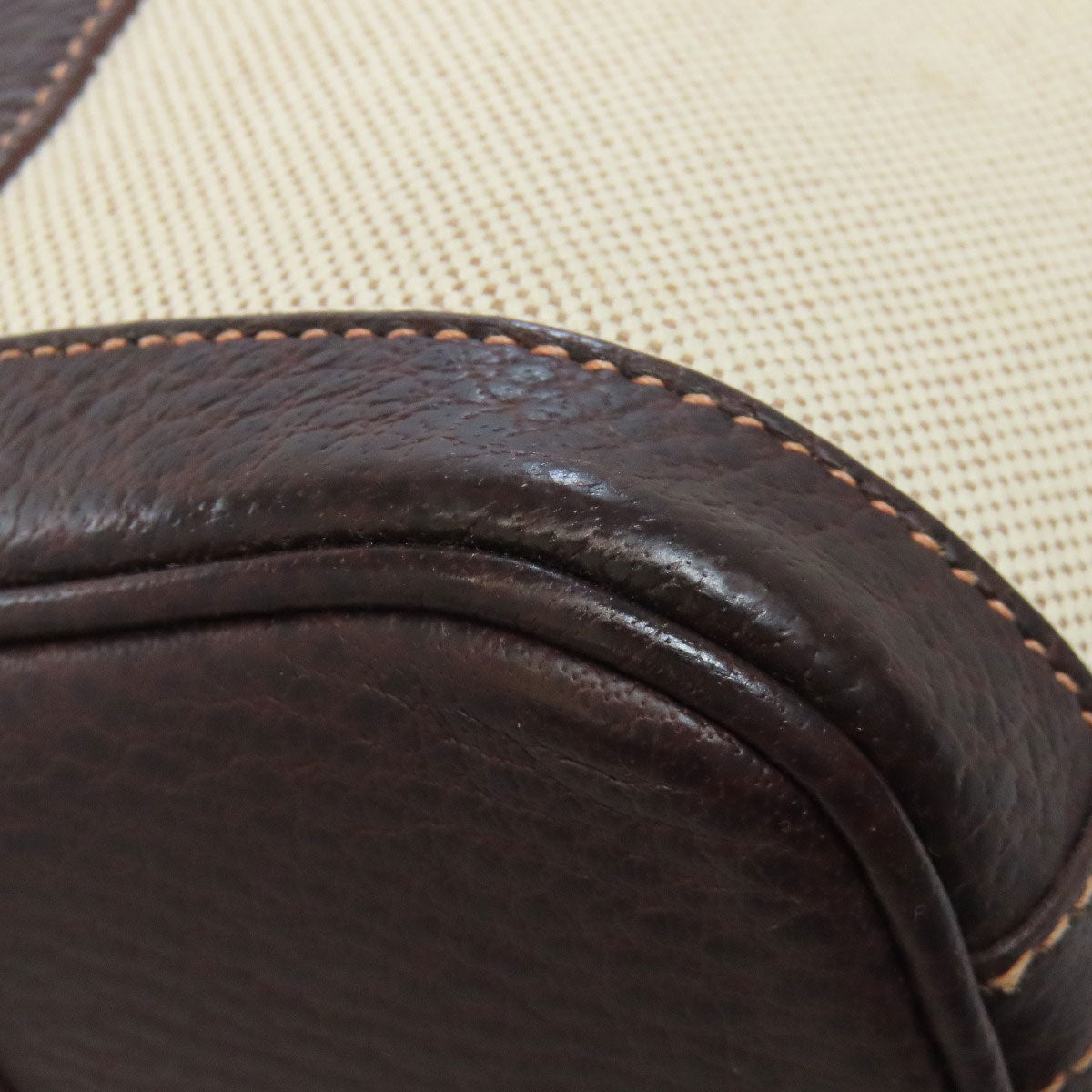 HERMES エルメス ガーデンファイル シルバー金具 ハンドバッグ トワルアッシュ レディース 中古
