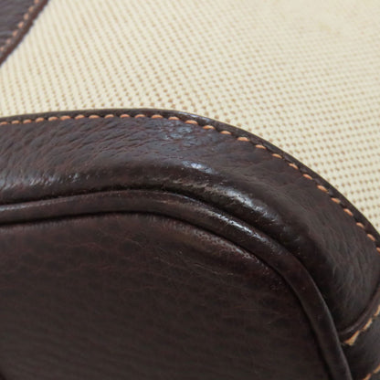 HERMES エルメス ガーデンファイル シルバー金具 ハンドバッグ トワルアッシュ レディース 中古