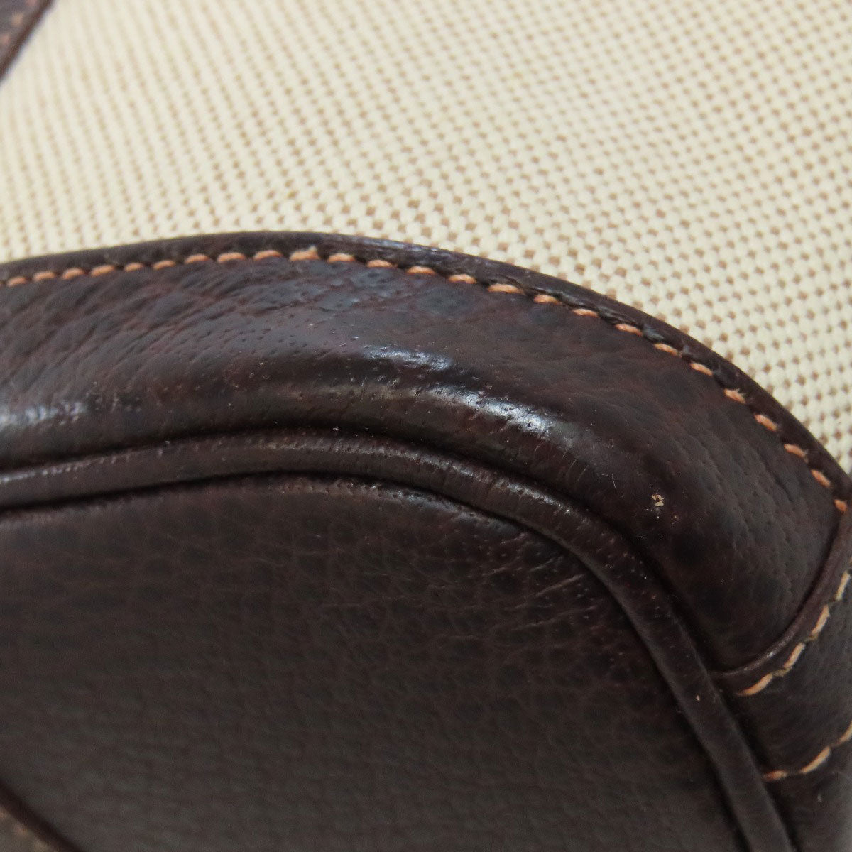 HERMES エルメス ガーデンファイル シルバー金具 ハンドバッグ トワルアッシュ レディース 中古