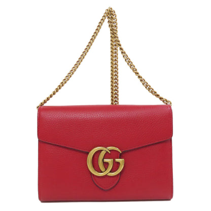 GUCCI グッチ 401232 GGマーモント チェーンウォレット 長財布（小銭入れあり） レザー レディース 中古