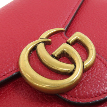 GUCCI グッチ 401232 GGマーモント チェーンウォレット 長財布（小銭入れあり） レザー レディース 中古