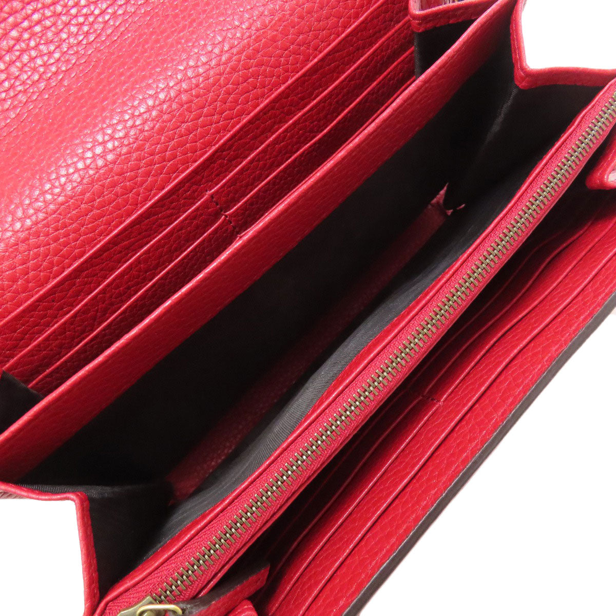 GUCCI グッチ 401232 GGマーモント チェーンウォレット 長財布（小銭入れあり） レザー レディース 中古